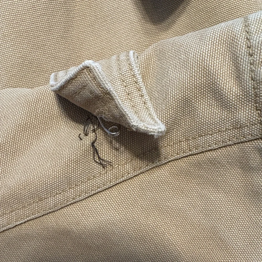 Vintage 90s Barn Coat J. Crew Men's Brown Chore Field Jacket Grunge Distress